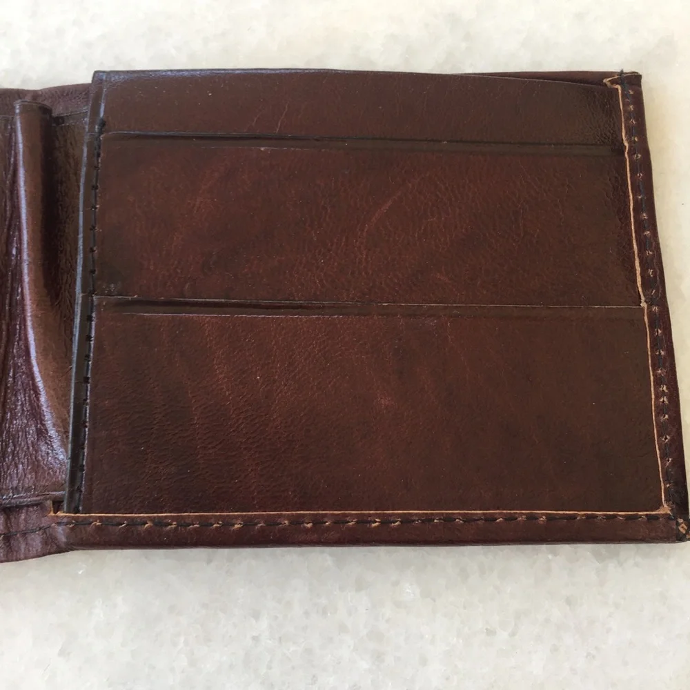 Acapulco Brown Leather Men's Bifold Wallet